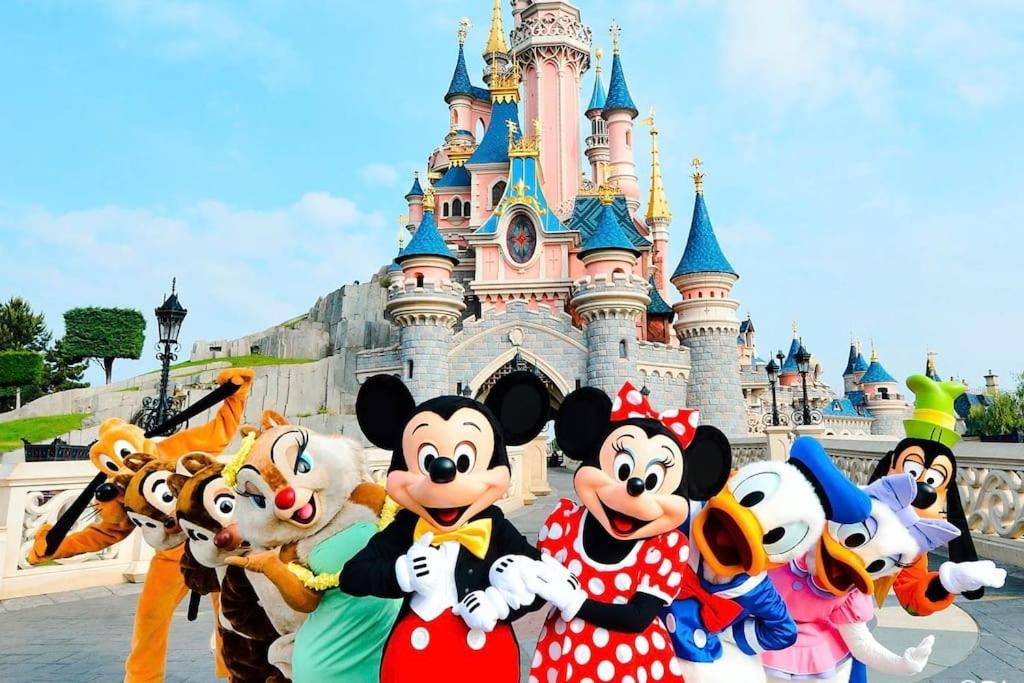 Family Disney Coconing A 10 Minutes Du Parc 쿠브레 외부 사진
